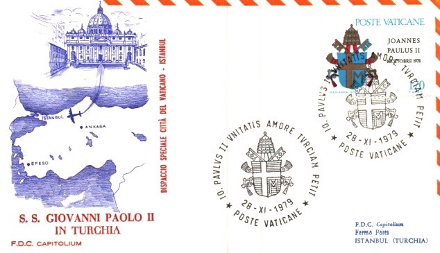 Visita Juan Pablo II a Turquia