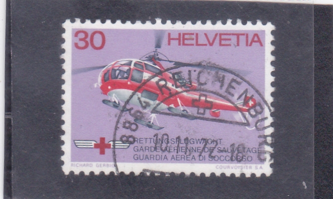 helicoptero guarda aérea de socorrismo
