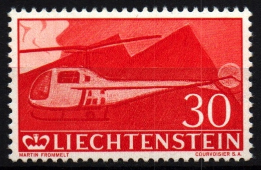 Correo aéreo- Bell 47-J