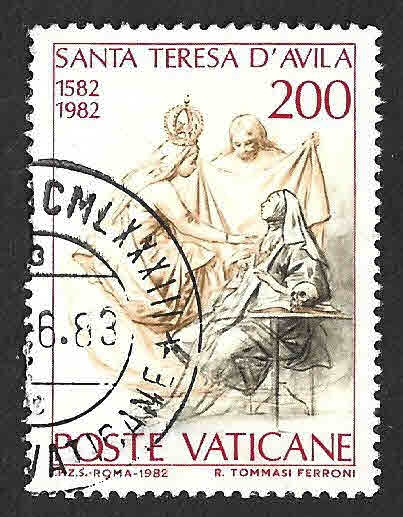 710 - IV Centenario de la Muerte de Santa Teresa de Ávila