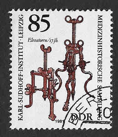 2218 - Antiguos Instrumentos Médicos (DDR)