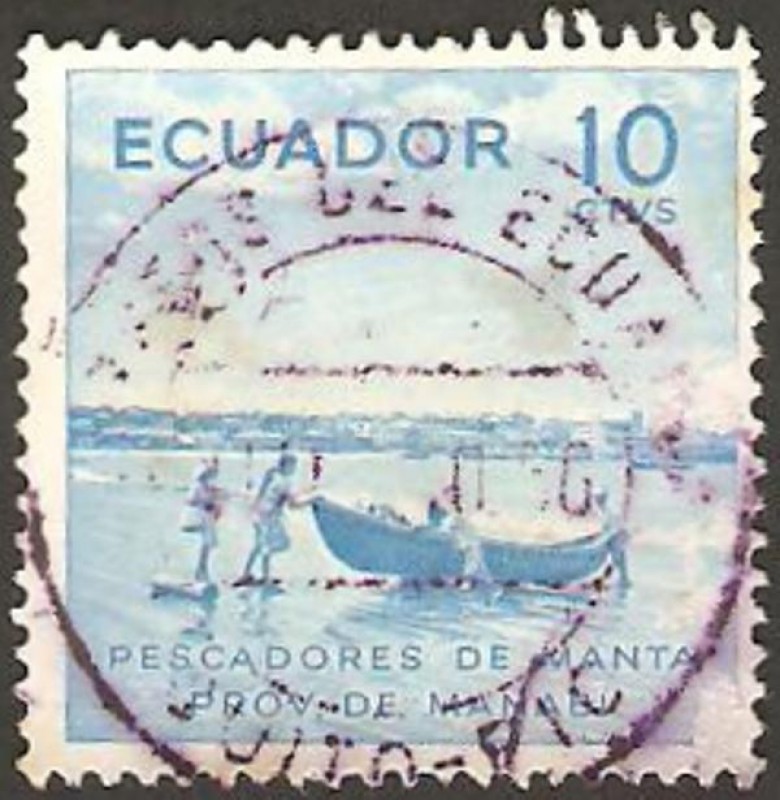 pescadores de manta