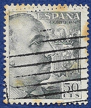Edifil 927 Franco 50 cts