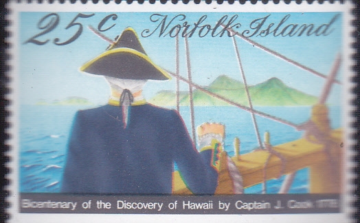 Bicentenario descubrimiento de Hawaii por capitan J.Cook