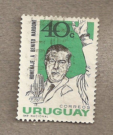 Homenaje a Benito Nardone, presidente consejo estado