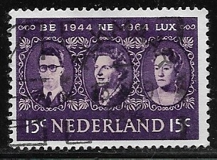 King Baudouin, Queen Juliana and Grand Duchess Charlotte