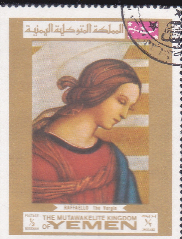 PINTURA-RAFFAELLO- La Virgen