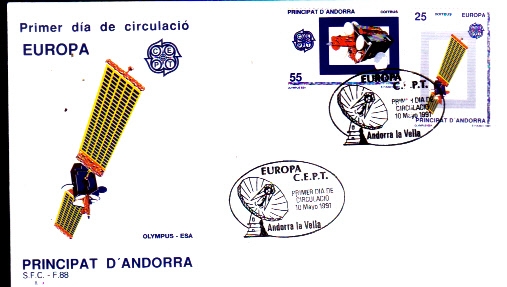 EUROPA CEPT-Satelit-Olympus-1