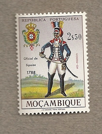 Oficial de cipayos 1788