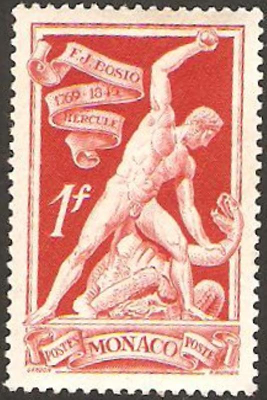 escultura de f. j. bosio, hercules