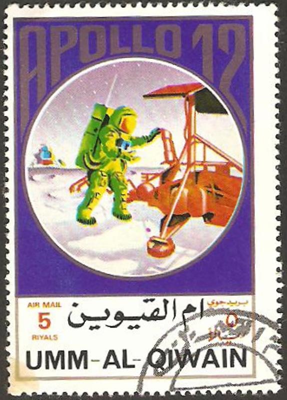 umm al qiwain, apolo 12, espacio