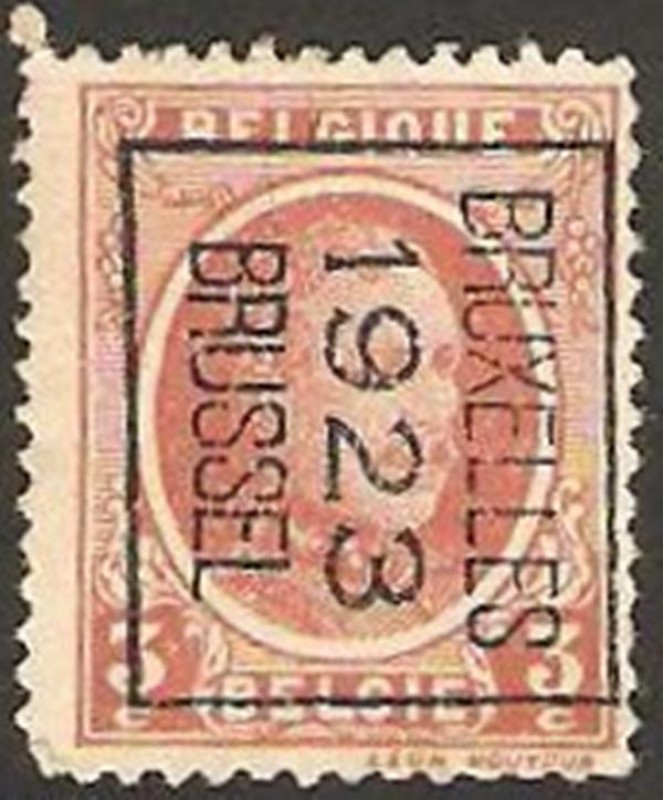 alberto I, sobreimpresion bruxelles 1923 brussel