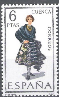 Trajes típicos españoles. Cuenca.