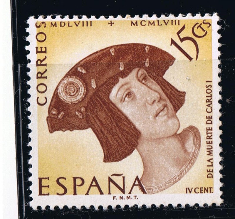 Edifil  nº  1224   IV Cent. de la muerte de Carlos I de España y V de Alemania