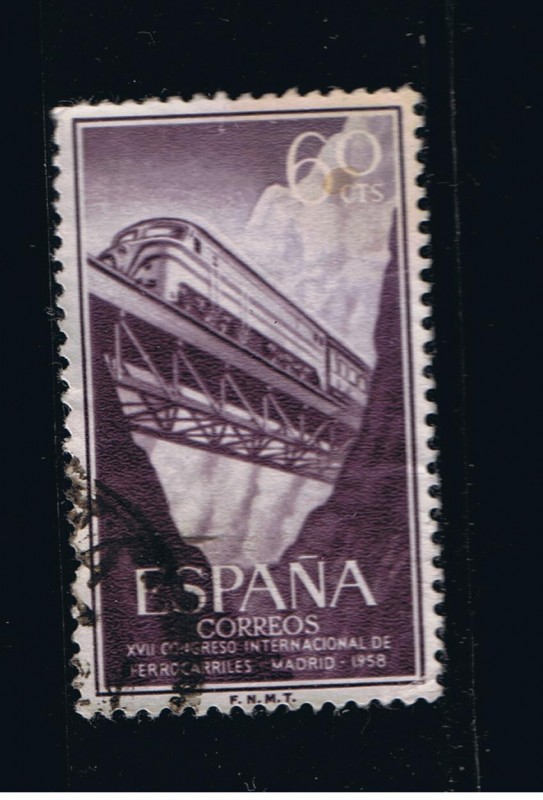 Edifil  nº  1233   XVII  Congreso Internacional de Ferrocarriles