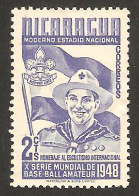 X serie mundial de base ball amateur, homenaje al movimiento scout
