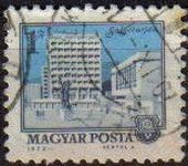 Hungria 1972 Scott 2197 Sello Edificios Oficiales Edificio Moderno Salgotarjan usado M-2826 Magyar P