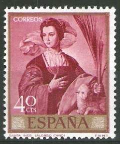 Dia del sello. Alonso Cano. Santa Inés.