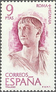 ESPAÑA 1974 2191 Sello Nuevo Roma Hispania Trajano Busto de Italica Sevilla