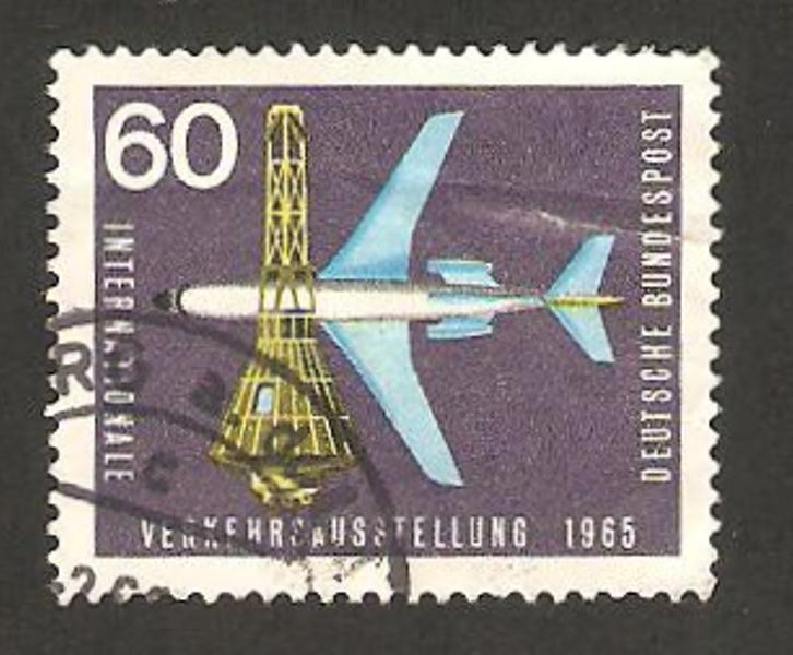 Exposicion internacional de transportes en munich, boeing 720