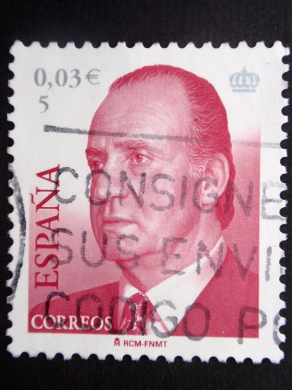REY JUAN CARLOS I (corona plata)