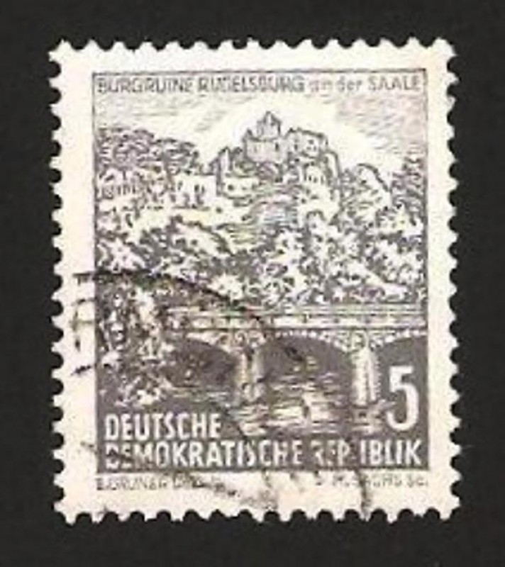 Ruinas del castillo de Rudelsburg