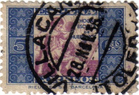 Beneficencia. Alegoría infantil 1934