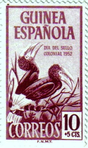 Día del sello 1952 Guinea Española