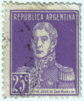 General José de San Martín.República de Argentina
