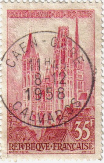 Cathedrale Notre-Dame de Rouen. Francia