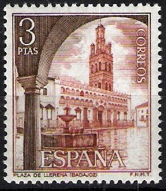Serie turística. Plaza de Llerena, Badajoz.