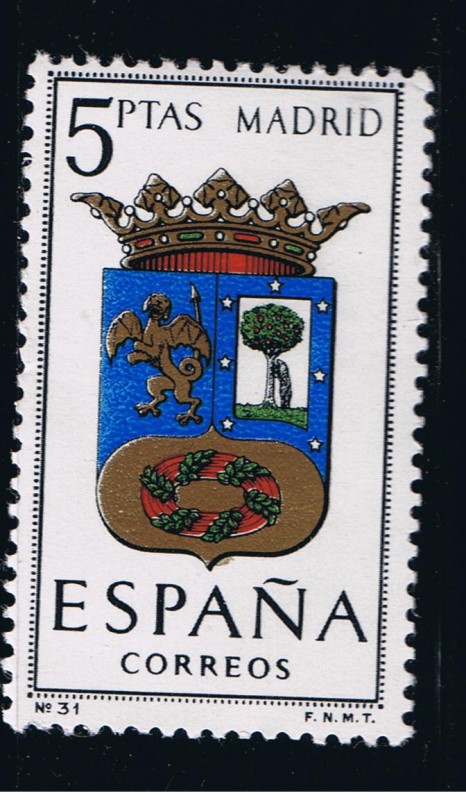 Edifil  1557  Escudos de las capitales de provincias españolas  
