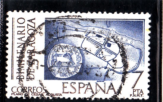 PLANO DE CESAR AUGUSTA(BIMILENARIO DE ZARAGOZA)