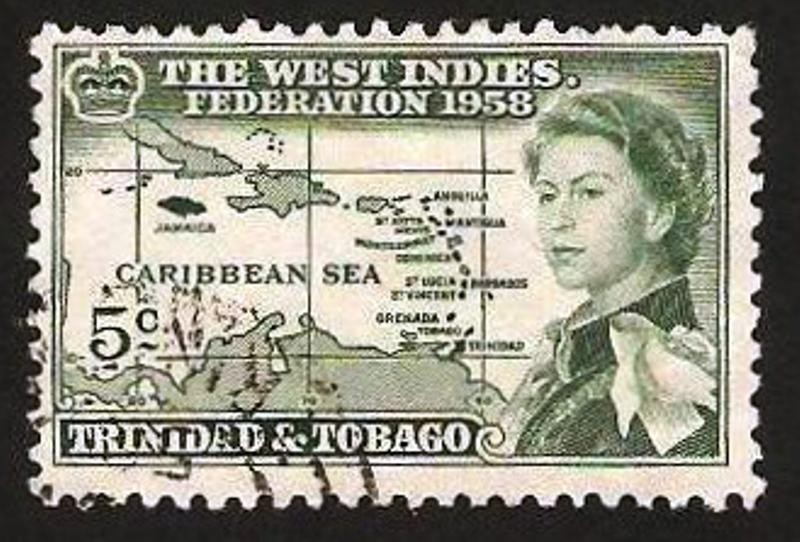 islas en el mar caribe, e isabel II