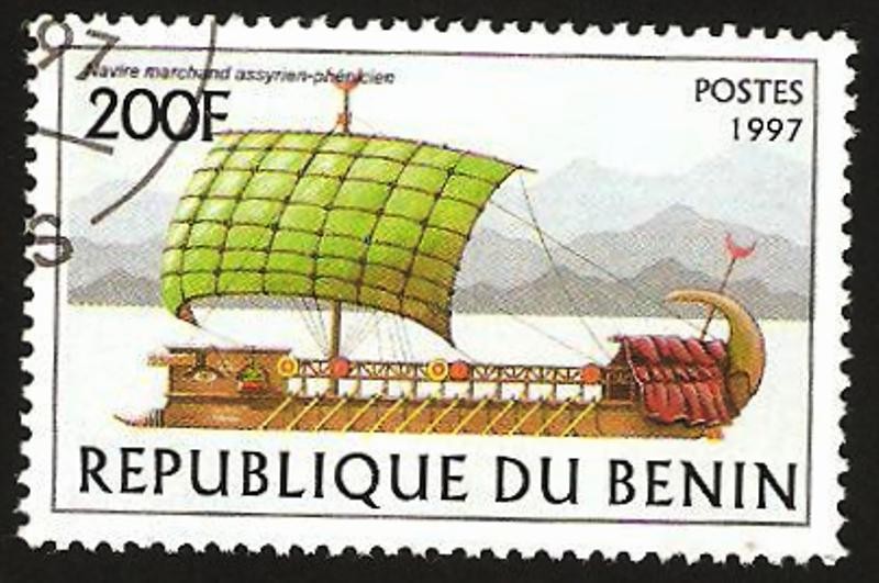 nave de vela sirio fenicia