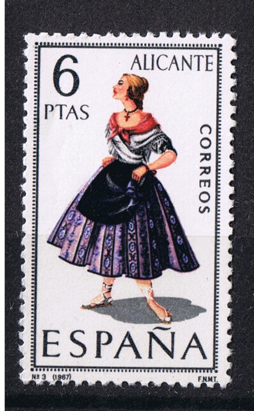 Edifil  1769  Trajes típicos españoles  
