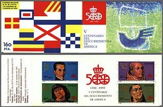 ESPAÑA 1991 3137C Carné Sellos Nuevos V Centenario del Descubrimiento de América. Inca Garcilaso de