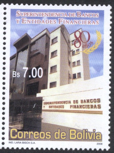 80 años Superintendencia de Bancos y entidades financieras