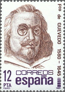 ESPAÑA 1981 2619 Sello Nuevo Centenarios Personajes Famosos Francisco de Quevedo (1580-1645) c/señal