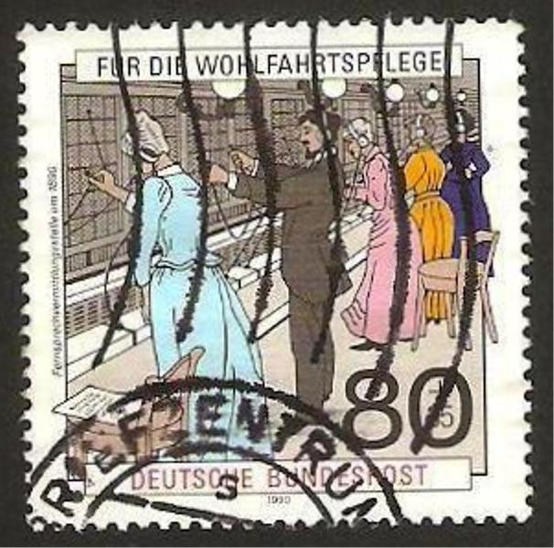 central telefonica en 1890
