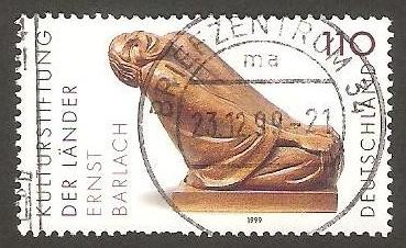 anciana riendo, escultura de ernst barlach