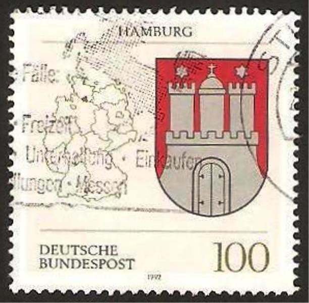 escudo de armas de hamburgo