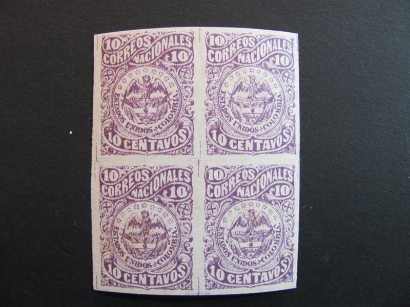 Bloque de cuatro, 10c. 1870