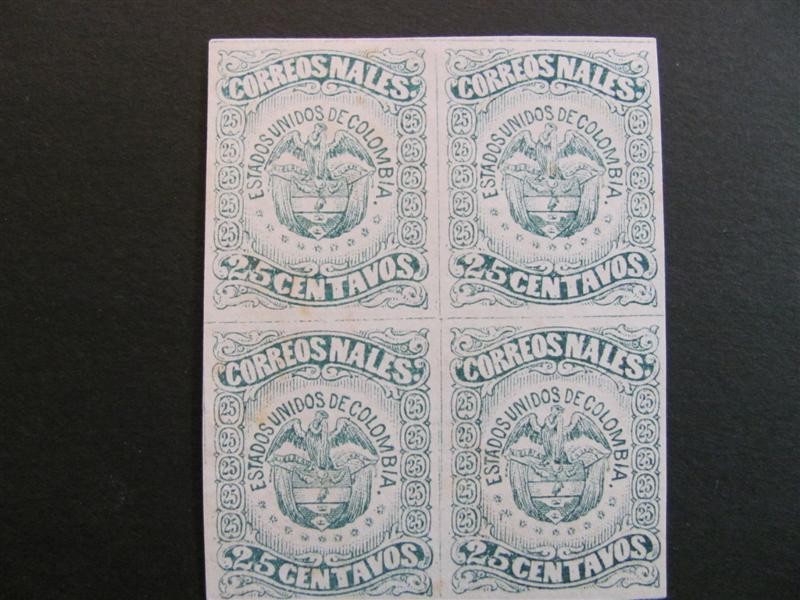 Bloque de cuatro, 25c. 1872