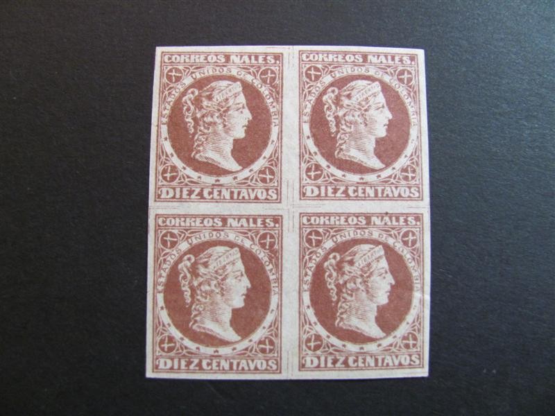 Bloque de cuatro, 10c. 1876