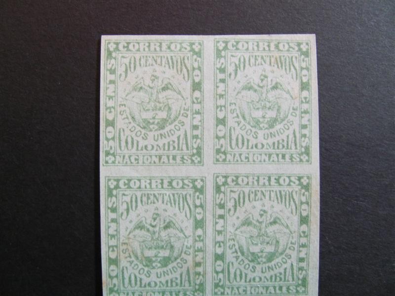 Bloque de cuatro, 50c. 1876