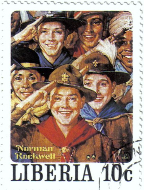 Norman Rockwell, ilustrador, fotógrafo y pintor.