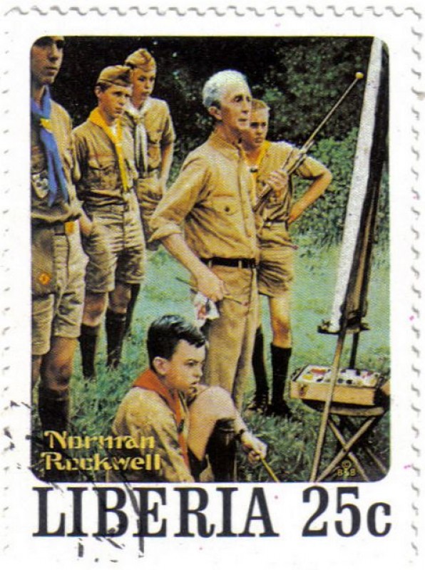 Norman Rockwell, ilustrador, fotógrafo y pintor.