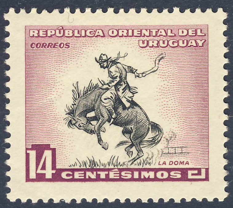 La doma 14 centimos 1954