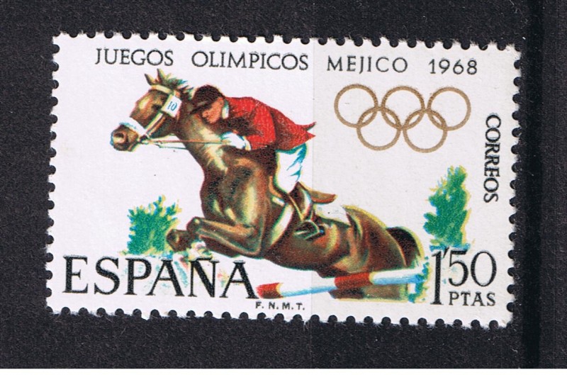 Edifil  1886  X IX Juegos Olímpicos en Méjico  